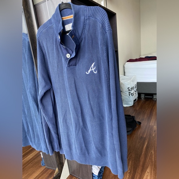 XXL Atlanta Braves cotton fleece by “salute” - Picture 2 of 11